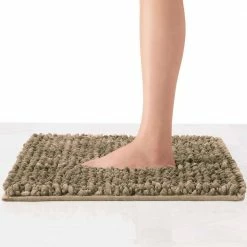 Best Pirce ๐ Cheap ๐ Butter Chenille 27 in. x 45 in. Bath Mat in Linen by Laura Ashley โญ โค๏ธ 9 Best Pirce ๐ Cheap ๐ Butter Chenille 27 in. x 45 in. Bath Mat in Linen by Laura Ashley โญ โค๏ธ -Becky Cameron Shop linen laura ashley bathroom rugs bath mats laymb006499 c3 1000