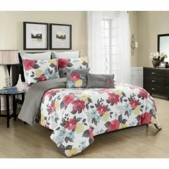 New 🎉 Promo ❤️ Gwenevere 5-Piece Multicolored Full/Queen Comforter Set by Morgan Home 🥰 👍