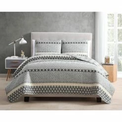 Best deal 💯 Budget 🔥 Mhf Home Noreen Gray 2-Piece Twin Quilt Set by Morgan Home 🧨 ⭐