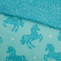 Best Sale 👍 Best deal 🛒 Kute Kids Aqua Unicorn Sparkle 5-Piece Twin Bedding Set by Morgan Home ⌛ ✨ 11 Best Sale 👍 Best deal 🛒 Kute Kids Aqua Unicorn Sparkle 5-Piece Twin Bedding Set by Morgan Home ⌛ ✨ -Becky Cameron Shop morgan home kids bedding sets m671159 fa 1000