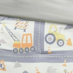 Flash Sale 🛒 Deals 🌟 Kute Kids Construction Trucks 7-Piece Full Bedding Set by Morgan Home 🧨 🎁 -Becky Cameron Shop morgan home kids bedding sets m671197 76 1000
