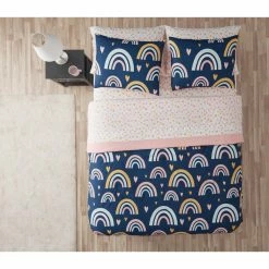 Top 10 🤩 Best deal ⌛ Kute kids Haley Rainbows 7-Piece Full Bedding Set by Morgan Home 🎁 ❤️ -Becky Cameron Shop morgan home kids bedding sets m677229 4f 1000