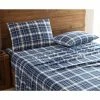 Deals 🎁 Best reviews of 👏 Geraldine 100% Cotton Navy Flannel Full Sheet Set by Morgan Home 😉 🌟