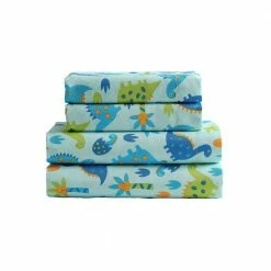 Best Pirce 🥰 Top 10 🔔 Kute Kids Baby Dinosaurs Green Toddler Sheet Set by Morgan Home 👏 ✔️ -Becky Cameron Shop morgan home toddler bedding sets m642906 1f 1000