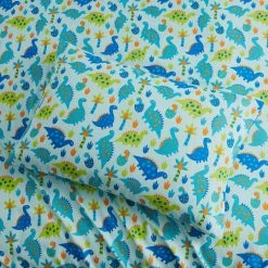 Best Pirce 🥰 Top 10 🔔 Kute Kids Baby Dinosaurs Green Toddler Sheet Set by Morgan Home 👏 ✔️ -Becky Cameron Shop morgan home toddler bedding sets m642906 4f 1000