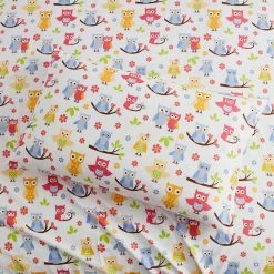 Best Pirce ⭐ Cheapest 🔔 Kute Kids Owls Blue Toddler Sheet Set by Morgan Home 👏 ❤️ -Becky Cameron Shop morgan home toddler bedding sets m642951 4f 1000