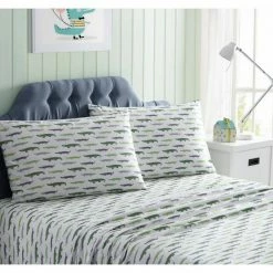 Outlet ๐ Budget โญ Kute Kids Gators Green Toddler Sheet Set by Morgan Home ๐ ๐