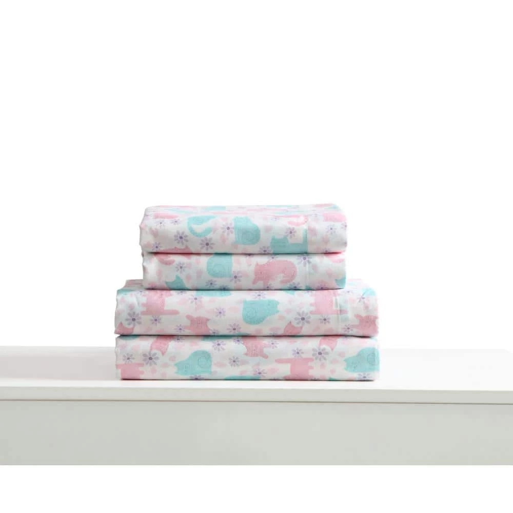 Brand new ๐ Wholesale ๐ฏ Kute Kids Kitty Time Pink Toddler Sheet Set by Morgan Home ๐ โญ 4 Brand new ๐ Wholesale ๐ฏ Kute Kids Kitty Time Pink Toddler Sheet Set by Morgan Home ๐ โญ - Image 4