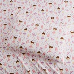 Wholesale ⭐ Promo 🤩 Kute Kids Ballerina Pink Toddler Sheet Set by Morgan Home ⌛ 🎉 -Becky Cameron Shop morgan home toddler bedding sets m643026 4f 1000