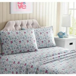 New 🎁 Cheapest 👏 Kute Kids Maria Purple Toddler Sheet Set by Morgan Home 🥰 👏