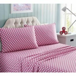 Hot Sale โ Promo ๐ Kute Kids Toddler Minnie Pink Sheet Set by Morgan Home โจ ๐