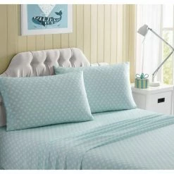 Wholesale ✔️ Best deal ⭐ Kute Kids Toddler Minnie Aqua Sheet Set by Morgan Home ⌛ ✔️