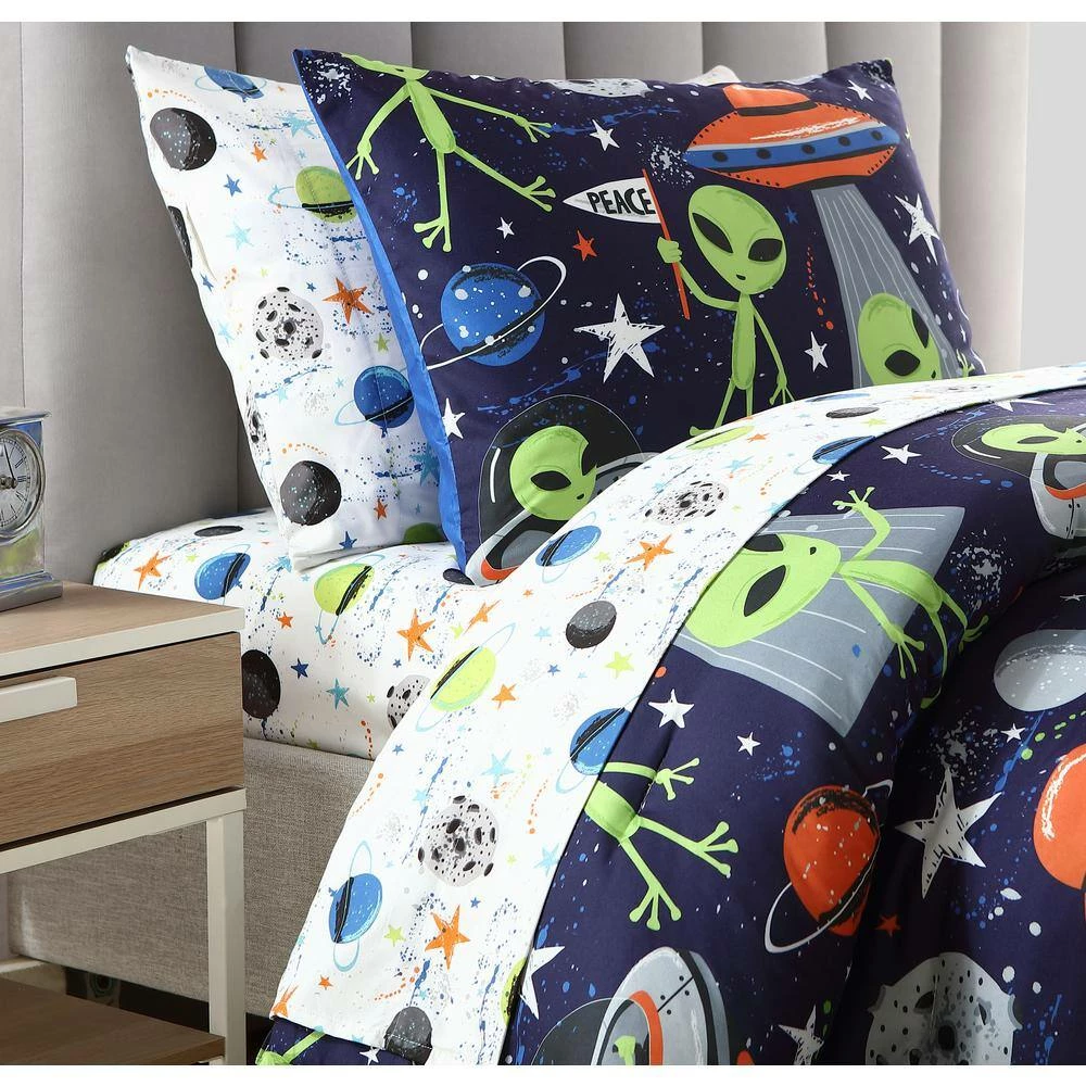 Coupon ๐งจ Coupon ๐ฅ Kute Kids Busy Galaxy Green Toddler Sheet Set by Morgan Home ๐ฅ โจ 4 Coupon ๐งจ Coupon ๐ฅ Kute Kids Busy Galaxy Green Toddler Sheet Set by Morgan Home ๐ฅ โจ - Image 4