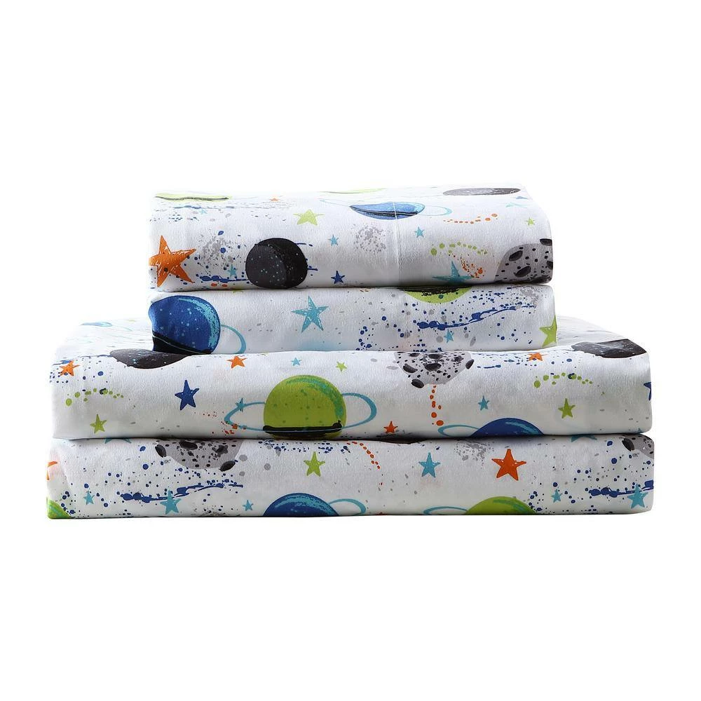 Coupon ๐งจ Coupon ๐ฅ Kute Kids Busy Galaxy Green Toddler Sheet Set by Morgan Home ๐ฅ โจ 3 Coupon ๐งจ Coupon ๐ฅ Kute Kids Busy Galaxy Green Toddler Sheet Set by Morgan Home ๐ฅ โจ - Image 3