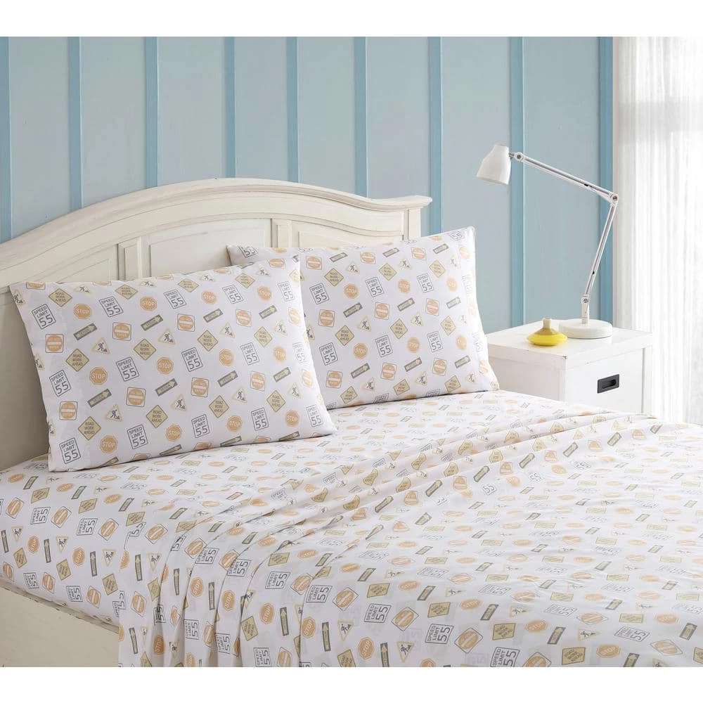 Cheapest ๐ Outlet ๐ Kute Kids Construction Land Yellow Toddler Sheet Set by Morgan Home ๐ ๐ 1 Cheapest ๐ Outlet ๐ Kute Kids Construction Land Yellow Toddler Sheet Set by Morgan Home ๐ ๐