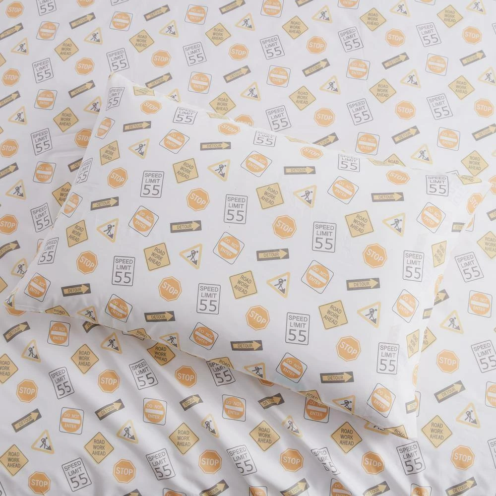 Cheapest ๐ Outlet ๐ Kute Kids Construction Land Yellow Toddler Sheet Set by Morgan Home ๐ ๐ 2 Cheapest ๐ Outlet ๐ Kute Kids Construction Land Yellow Toddler Sheet Set by Morgan Home ๐ ๐ - Image 2