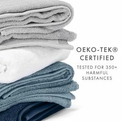New ✨ Discount 🎁 6-Piece Navy Ultra Soft Cotton Bath Towel Set by Becky Cameron 😀 🎉 -Becky Cameron Shop navy becky cameron bath towels ih to520 6pk na 44 1000