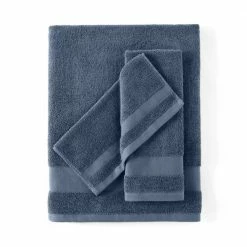 New ✨ Discount 🎁 6-Piece Navy Ultra Soft Cotton Bath Towel Set by Becky Cameron 😀 🎉 -Becky Cameron Shop navy becky cameron bath towels ih to520 6pk na 4f 1000
