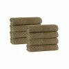 Best Sale ⌛ Deals 🥰 Glossy 8 pcs Olive Turkish Cotton Hand Towels by Enchante Home 😉 ⌛