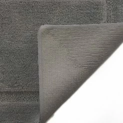 Best Sale โ Hot Sale ๐ Solid Bordered Ringspun Cotton Pale Gray 17 in. x 24 in. Bath Accent Rug by Laura Ashley ๐งจ โค๏ธ 8 Best Sale โ Hot Sale ๐ Solid Bordered Ringspun Cotton Pale Gray 17 in. x 24 in. Bath Accent Rug by Laura Ashley ๐งจ โค๏ธ -Becky Cameron Shop pale gray laura ashley bathroom rugs bath mats lab010931 4f 1000