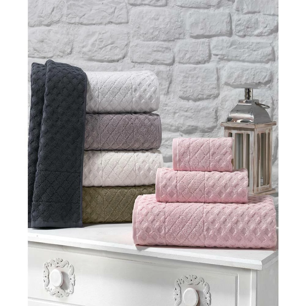 New ๐ฏ Outlet ๐ Glossy 4 pcs Peach Turkish Cotton Hand Towels by Enchante Home ๐ ๐ฅ 2 New ๐ฏ Outlet ๐ Glossy 4 pcs Peach Turkish Cotton Hand Towels by Enchante Home ๐ ๐ฅ - Image 2