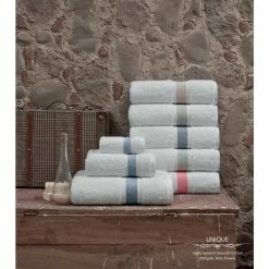 Best Sale ⌛ Best Pirce 🤩 Unique 8 pcs Salmon Turkish Cotton Hand Towels by Enchante Home 😀 ✨ -Becky Cameron Shop salmon enchante home bath towels uniq8pchslmn 31 1000