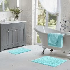 Budget โญ Promo ๐ Butter Chenille Blue Polyester Rectangle 2- Piece Bath Mat Set by Laura Ashley ๐ฅฐ โ๏ธ 16 Budget โญ Promo ๐ Butter Chenille Blue Polyester Rectangle 2- Piece Bath Mat Set by Laura Ashley ๐ฅฐ โ๏ธ -Becky Cameron Shop seaspray blue laura ashley bathroom rugs bath mats lab017890 31 1000