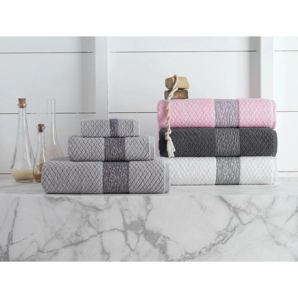 Budget ๐ Cheapest ๐ฏ Anton 4 pcs Silver Turkish Cotton Hand Towels by Enchante Home ๐ ๐ 3 Budget ๐ Cheapest ๐ฏ Anton 4 pcs Silver Turkish Cotton Hand Towels by Enchante Home ๐ ๐ - Image 3