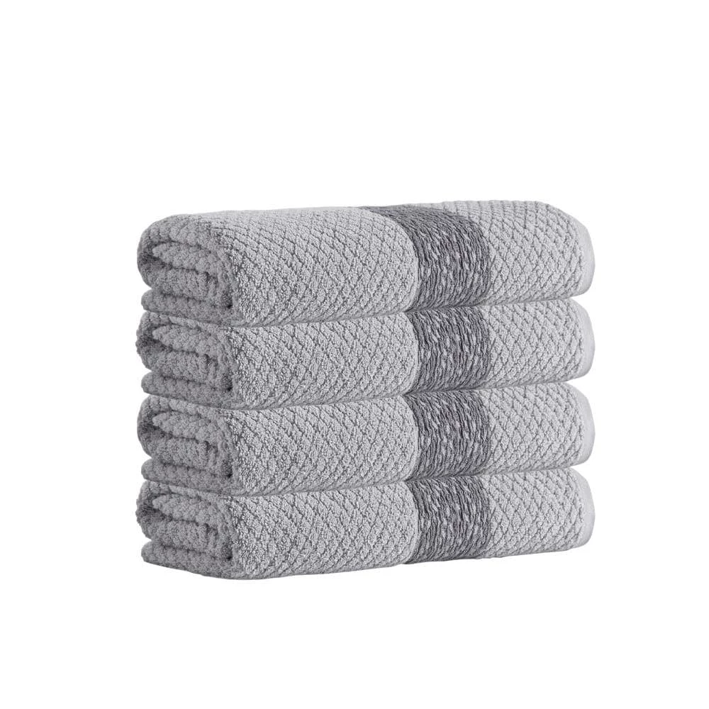 Budget ๐ Cheapest ๐ฏ Anton 4 pcs Silver Turkish Cotton Hand Towels by Enchante Home ๐ ๐ 1 Budget ๐ Cheapest ๐ฏ Anton 4 pcs Silver Turkish Cotton Hand Towels by Enchante Home ๐ ๐