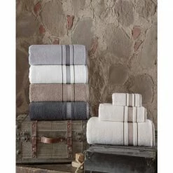 Promo 🎉 Best Pirce ✔️ Enchasoft 4 pcs Silver Turkish Cotton Hand Towels by Enchante Home ❤️ 🥰 -Becky Cameron Shop silver enchante home bath towels enchsftslvr4h c3 1000