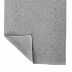 Cheapest 👏 Wholesale 🔔 Gracious 2-Pieces Silver Turkish Cotton Bath Mats by Enchante Home 😉 🎉 -Becky Cameron Shop silver enchante home bath towels gracioslvr2bm 4f 1000