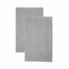 Cheapest 👏 Wholesale 🔔 Gracious 2-Pieces Silver Turkish Cotton Bath Mats by Enchante Home 😉 🎉