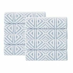 Outlet 😀 Brand new 😉 Glamour 8 pcs Turquoise Turkish Cotton Hand Towels by Enchante Home 👍 🎁