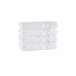 Budget 🤩 Promo ✨ Ela 4 pcs White Turkish Cotton Hand Towels by Enchante Home ❤️ 🥰