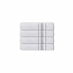 New ⭐ Buy 🔔 Enchasoft 4 pcs White Turkish Cotton Hand Towels by Enchante Home ✨ ⭐