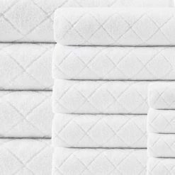 Deals ⭐ Wholesale 👏 Gracious 16-Pieces White Turkish cotton Towel Set by Enchante Home ✔️ 👍 -Becky Cameron Shop white enchante home bath towels graciowht16 4f 1000