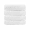 New 🛒 Brand new ❤️ Gracious 4-Pieces White Turkish Cotton Bath Towels by Enchante Home 🔔 ❤️